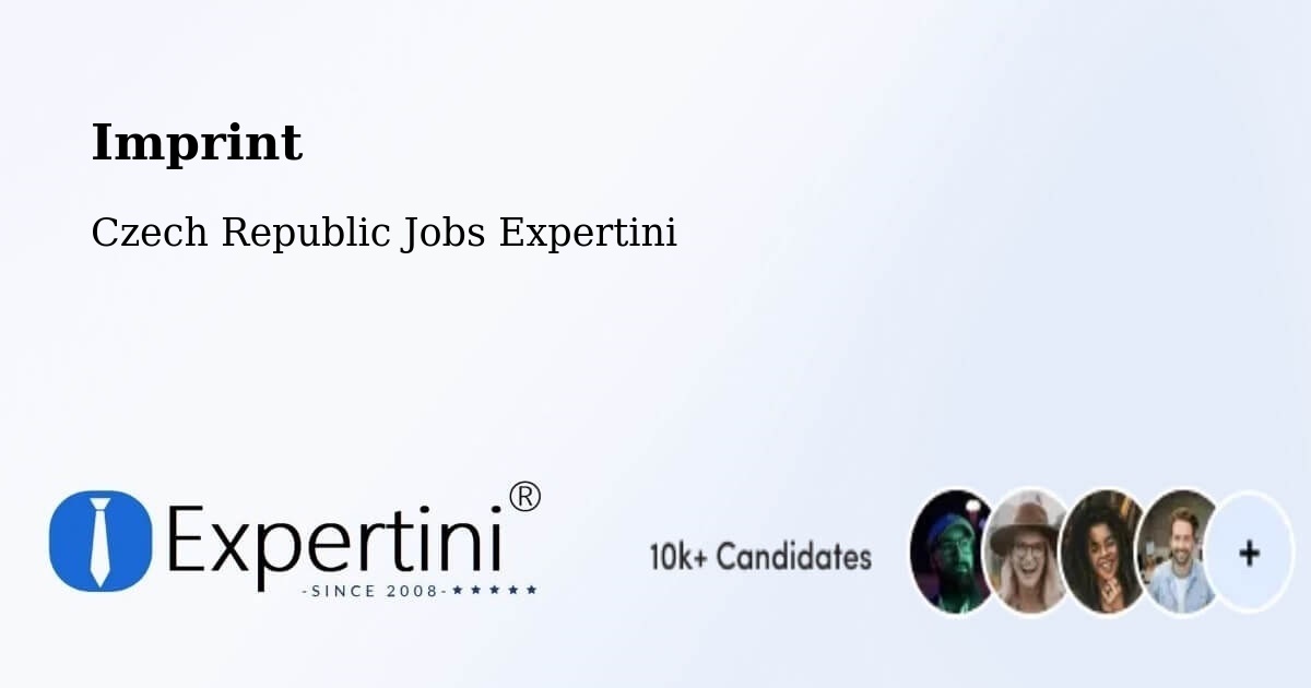 Imprint – Opařany - Czech Republic Jobs Expertini